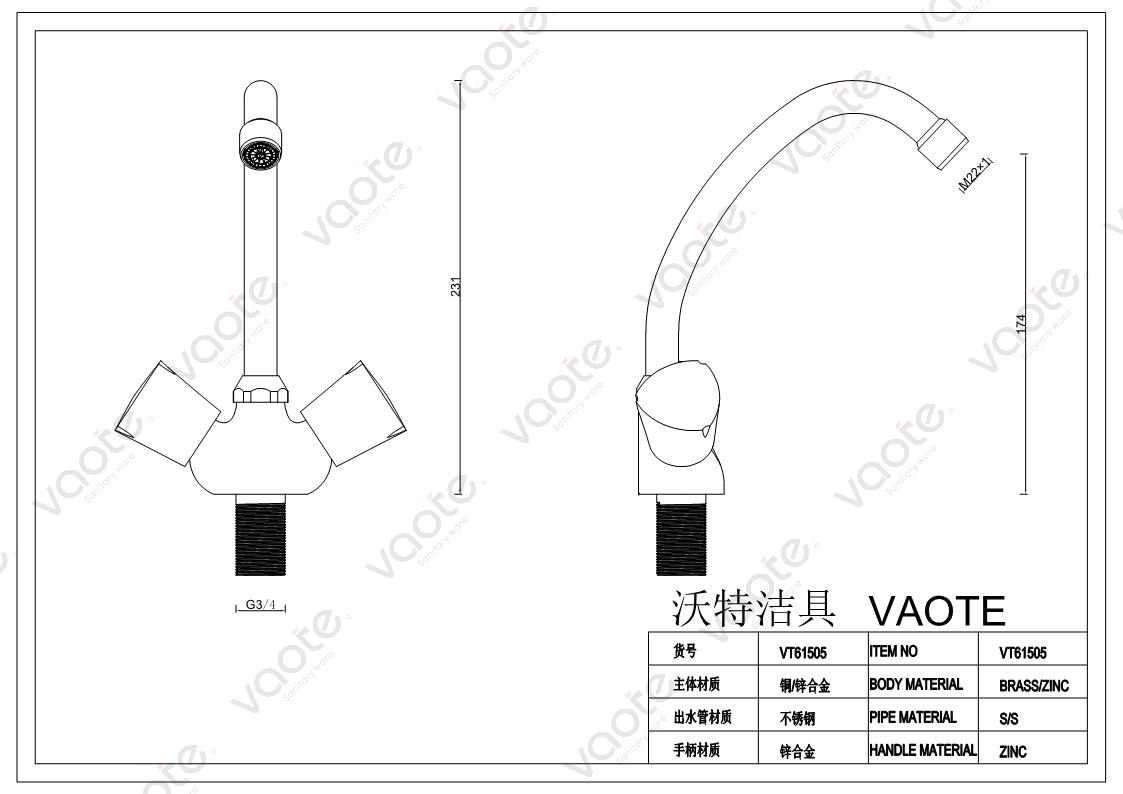 the structure of faucet