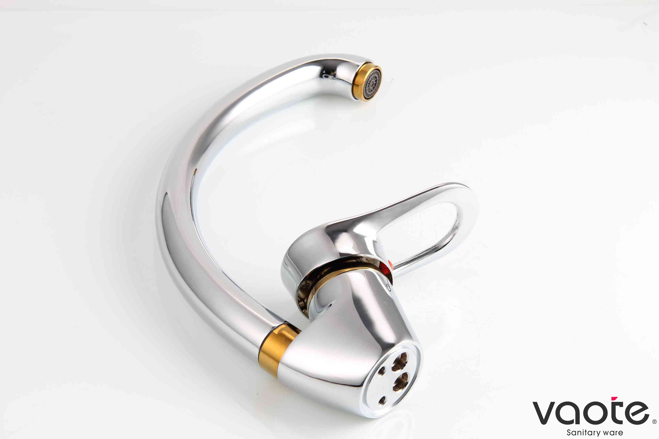 VT11206 sanitary ware single lever deck mounted brass material high quality sink mixer faucet picture