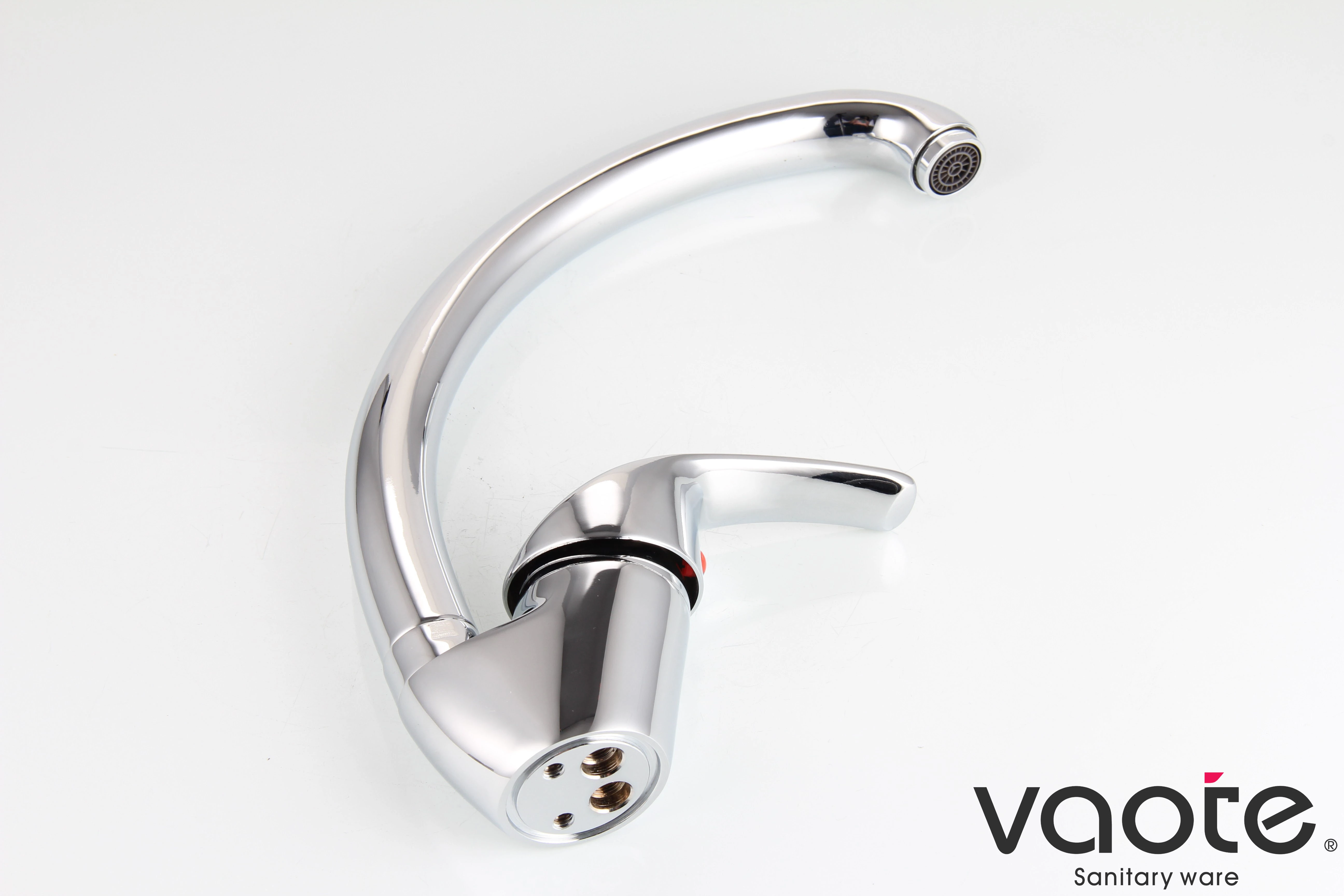 Vaote VT12006 high quality sanitary ware brass material single lever deck mounted faucet sink mixer picture