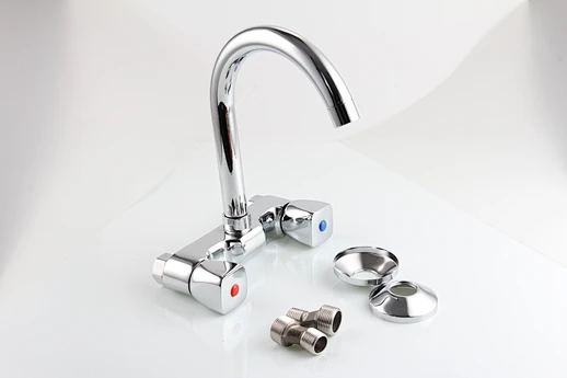 double handle kitchen faucet
