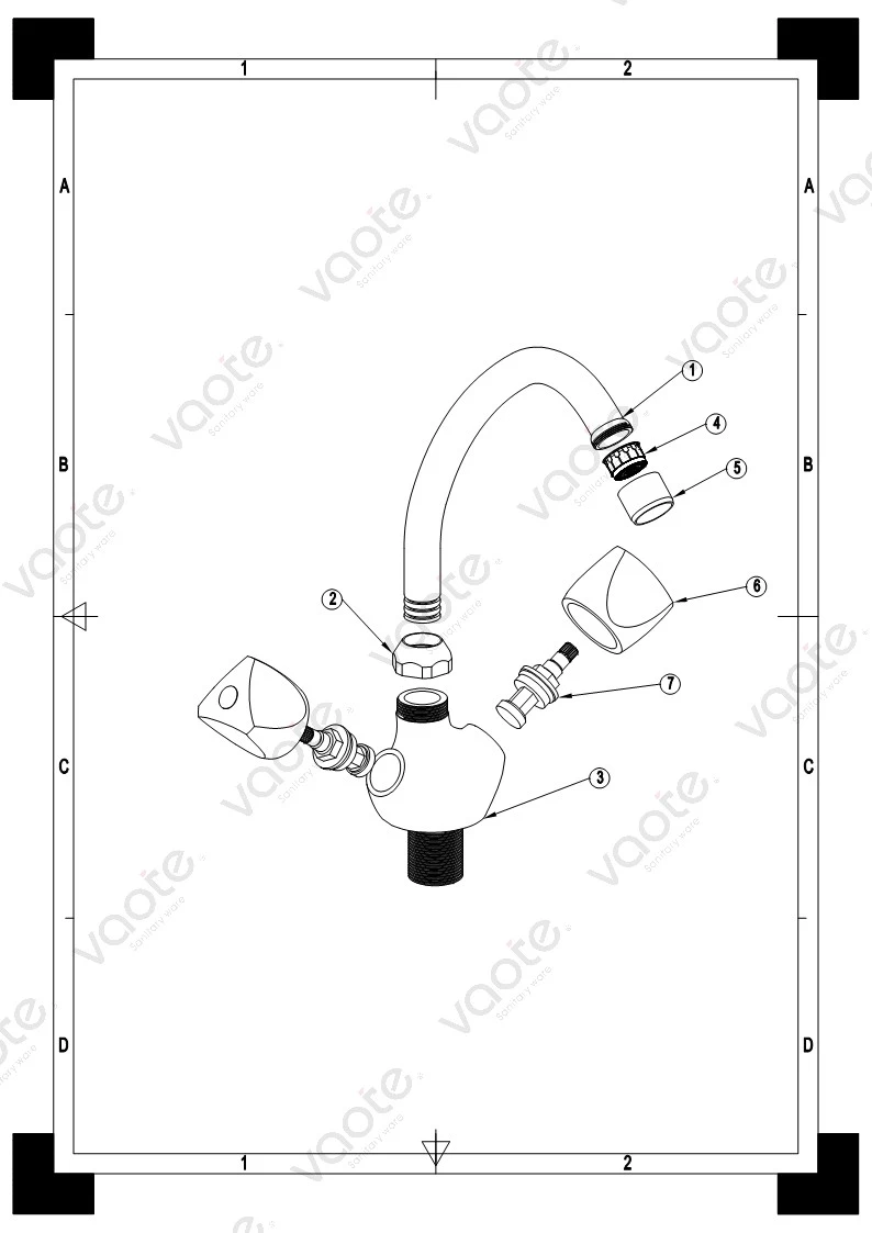 the structure of faucet