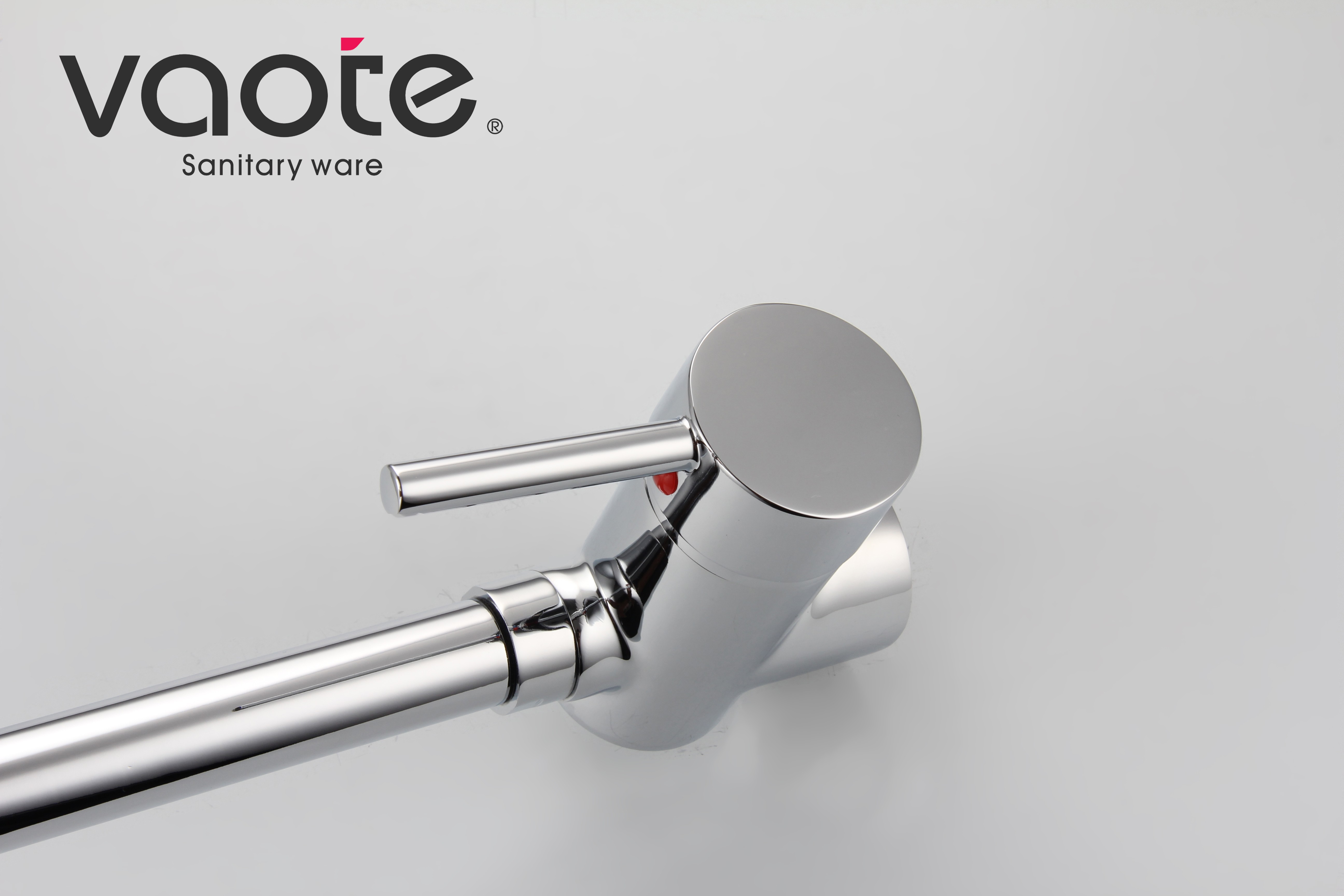 brass material deck mounted kitchen mixer