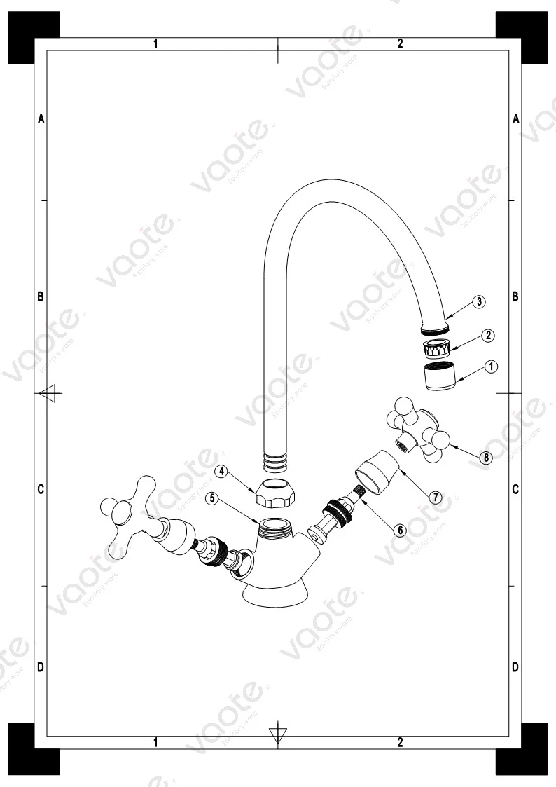the structure of faucet