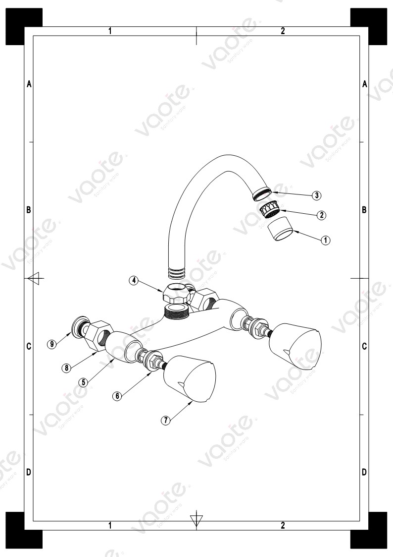 structure of faucet