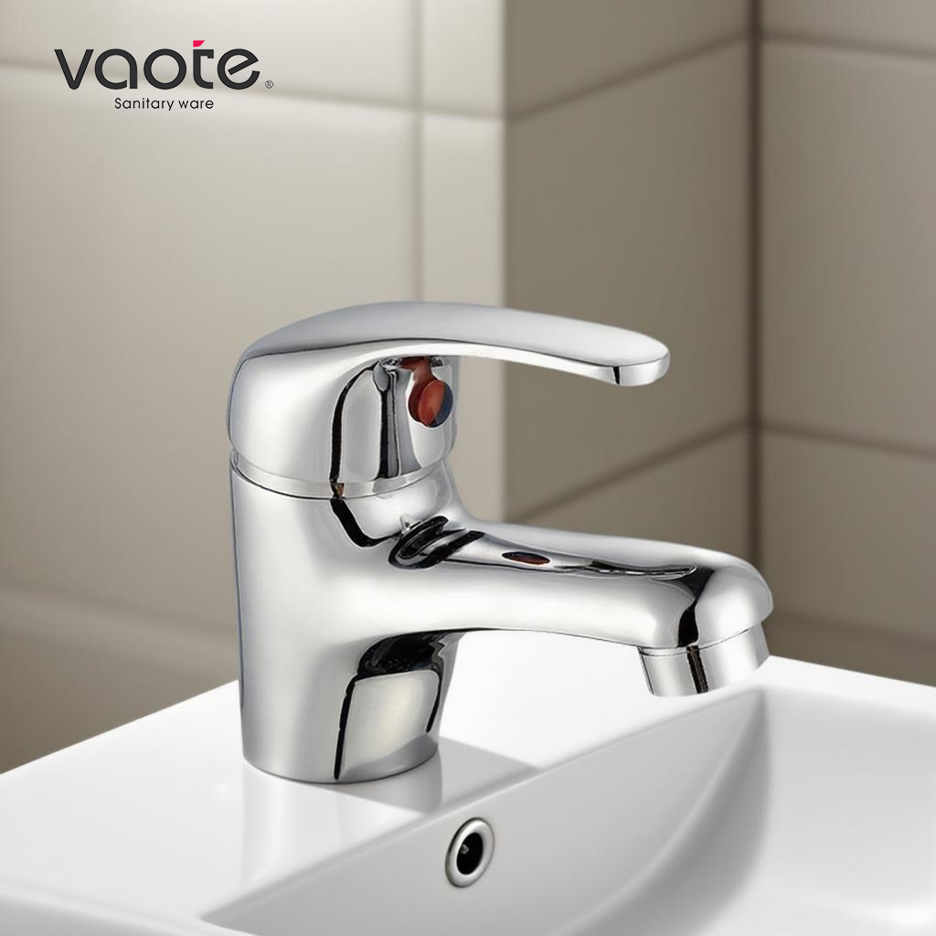 Vaote sanitary ware deck mounted basin mixer faucet usage