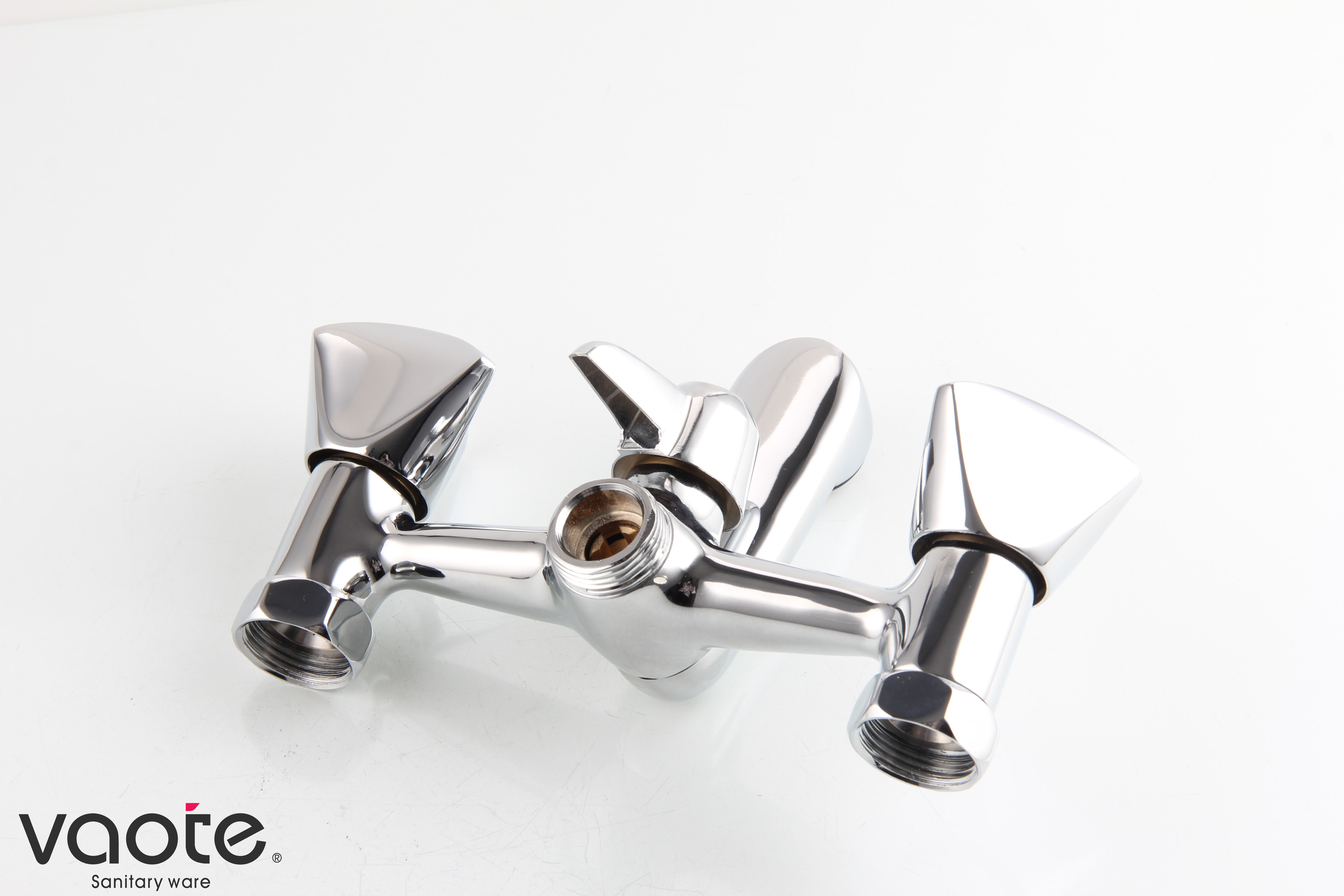 double handle shower head mixer faucet