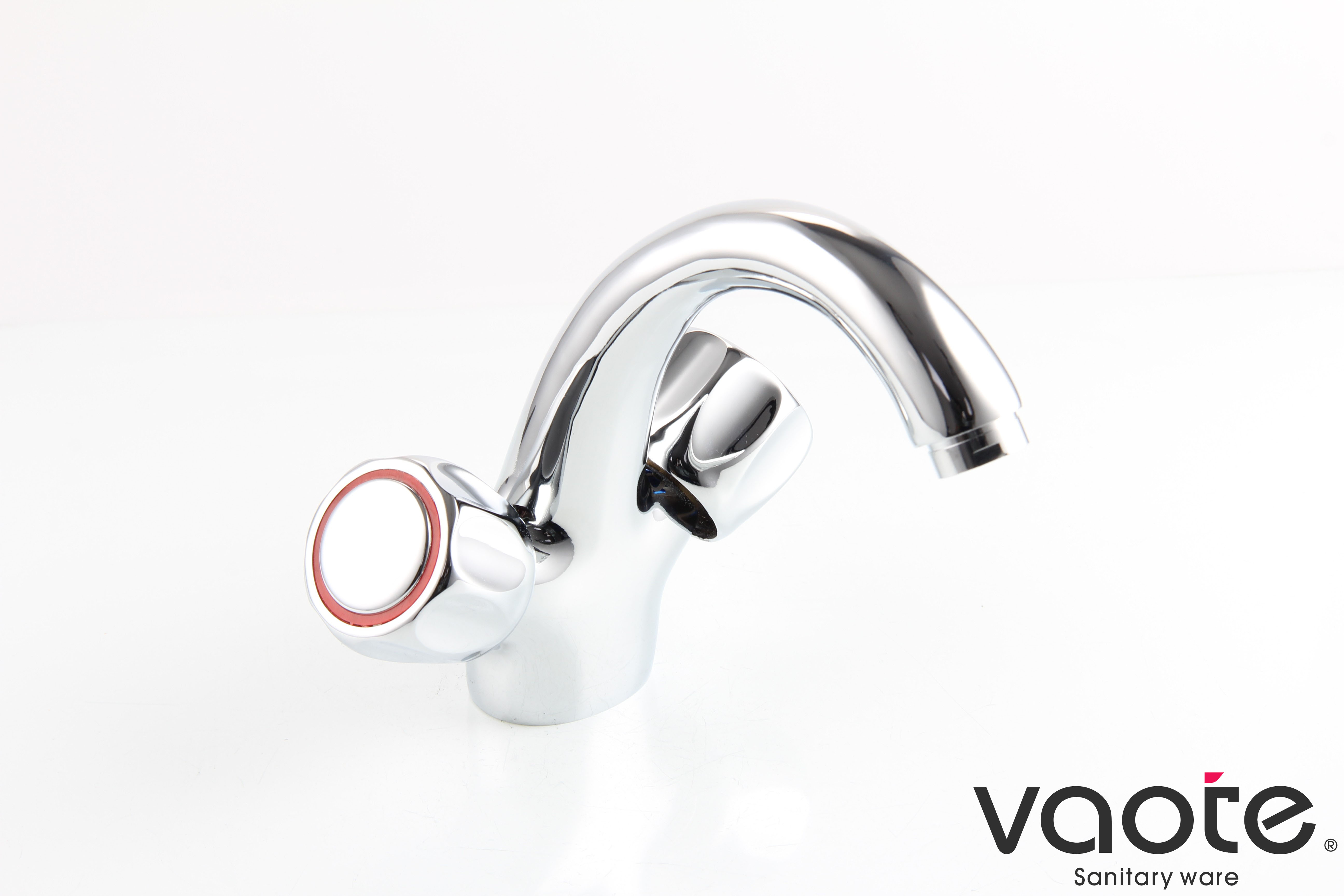 double handle basin mixer