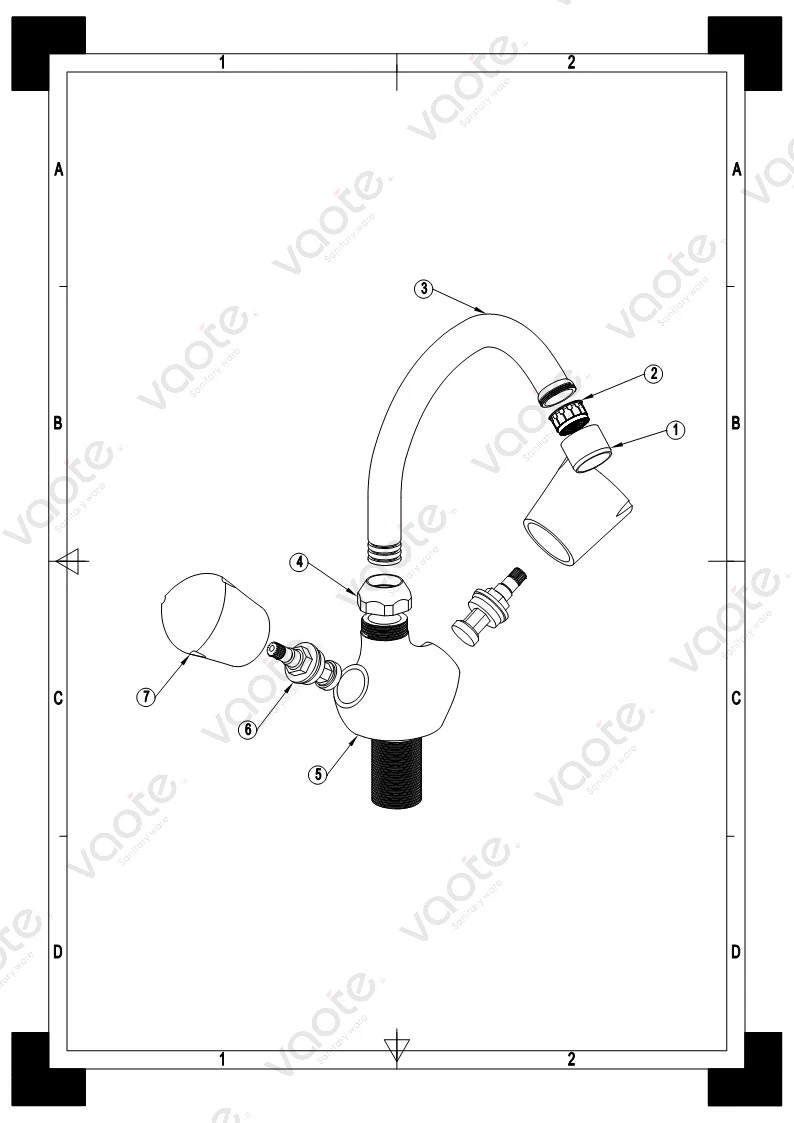 the structure of faucet