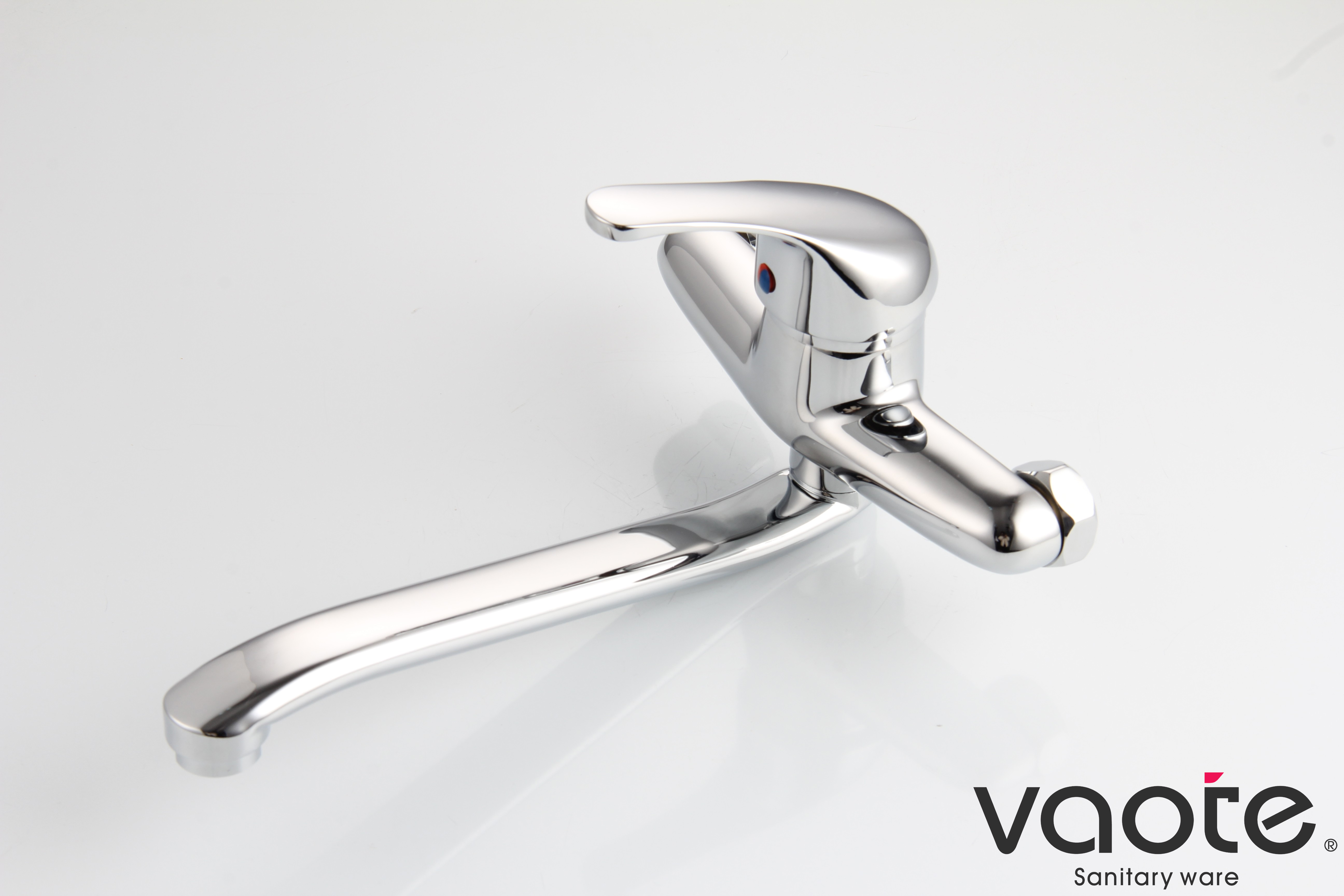 brass material wall mounted kitchen faucet