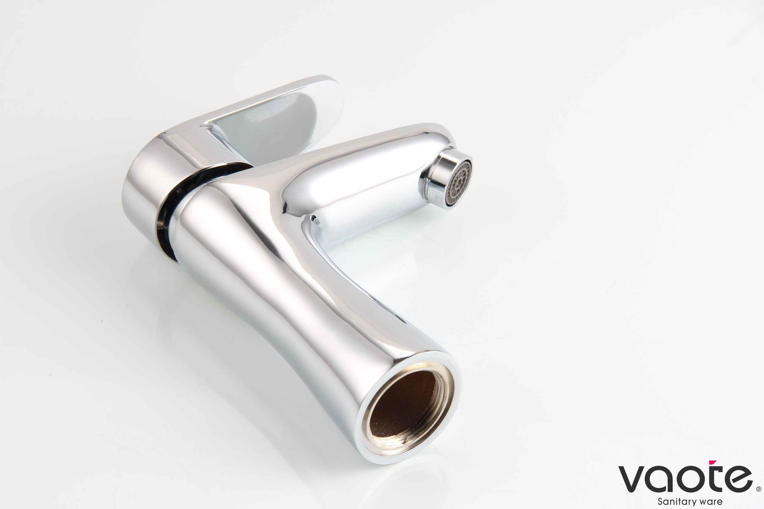 single lever brass material ceramic cartridge wash basin mixer faucet