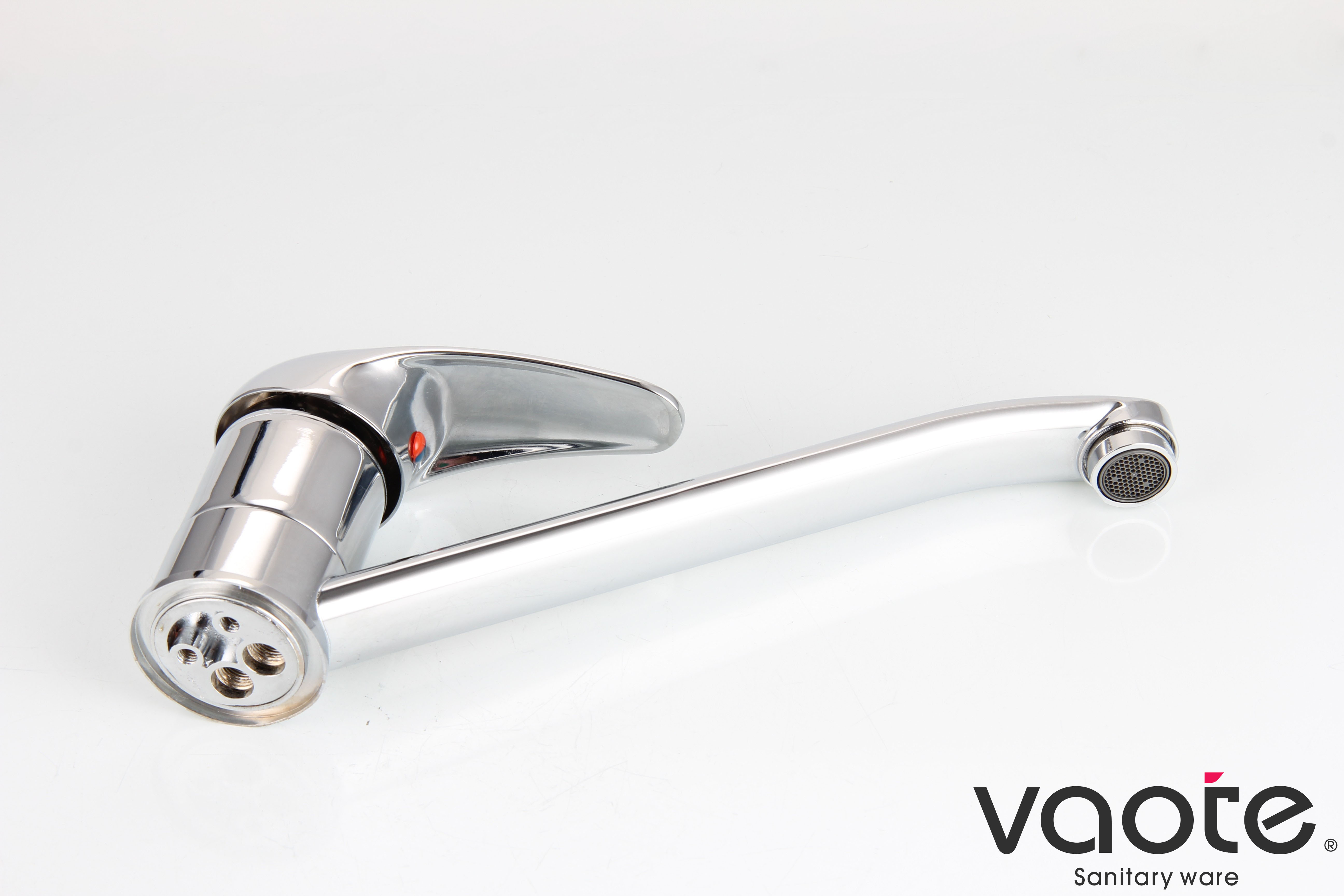 brass material deck mounted kitchen mixer faucet