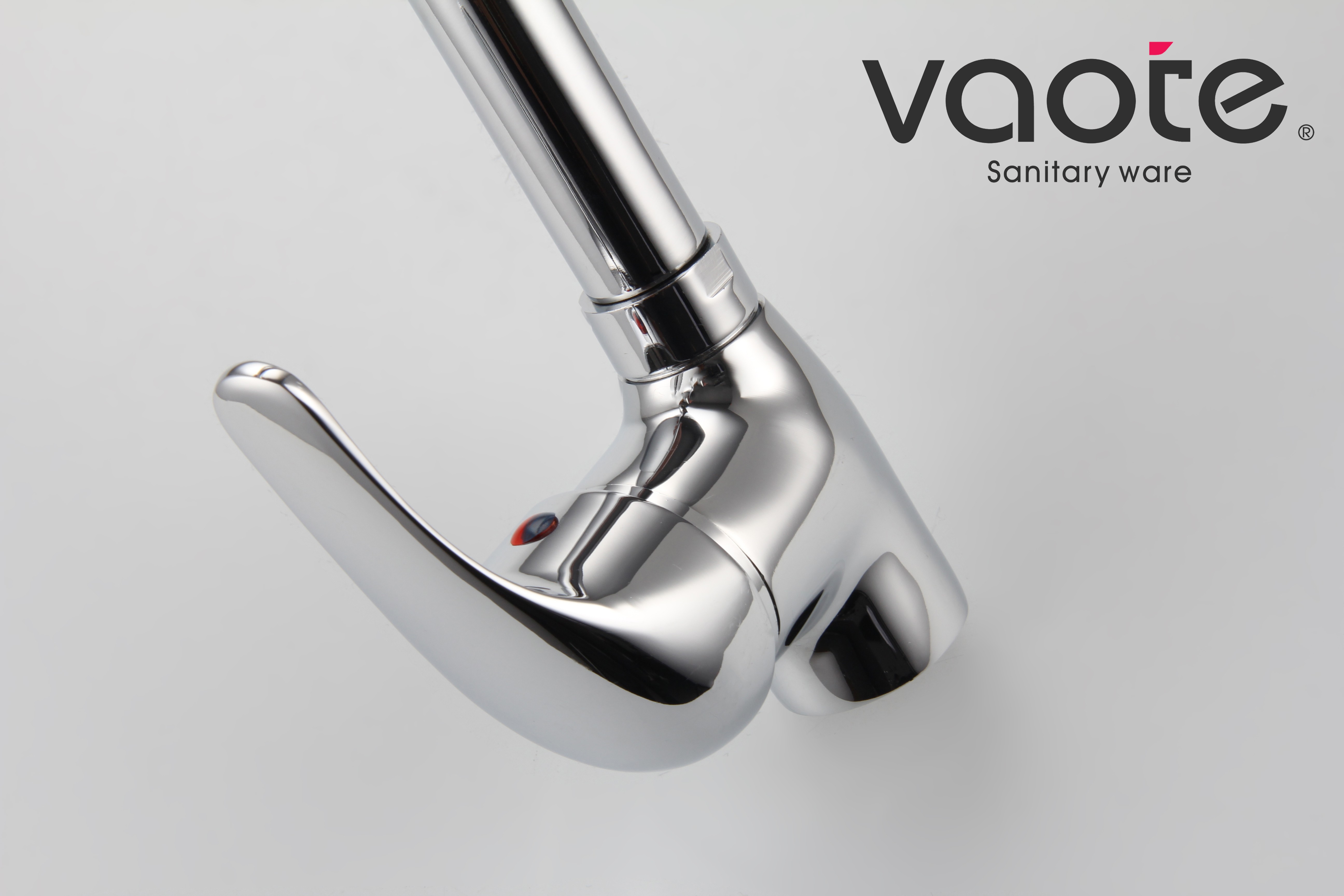 brass material deck mounted kitchen mixer