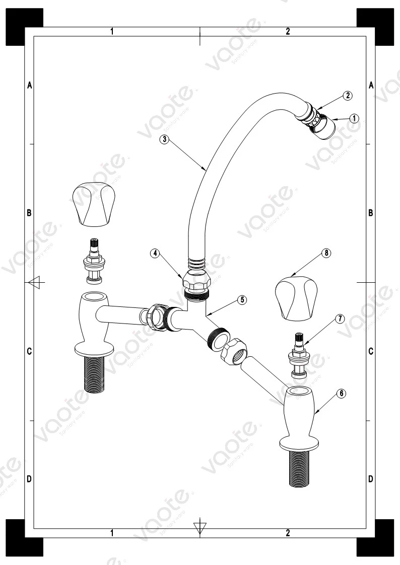 the structure of faucet