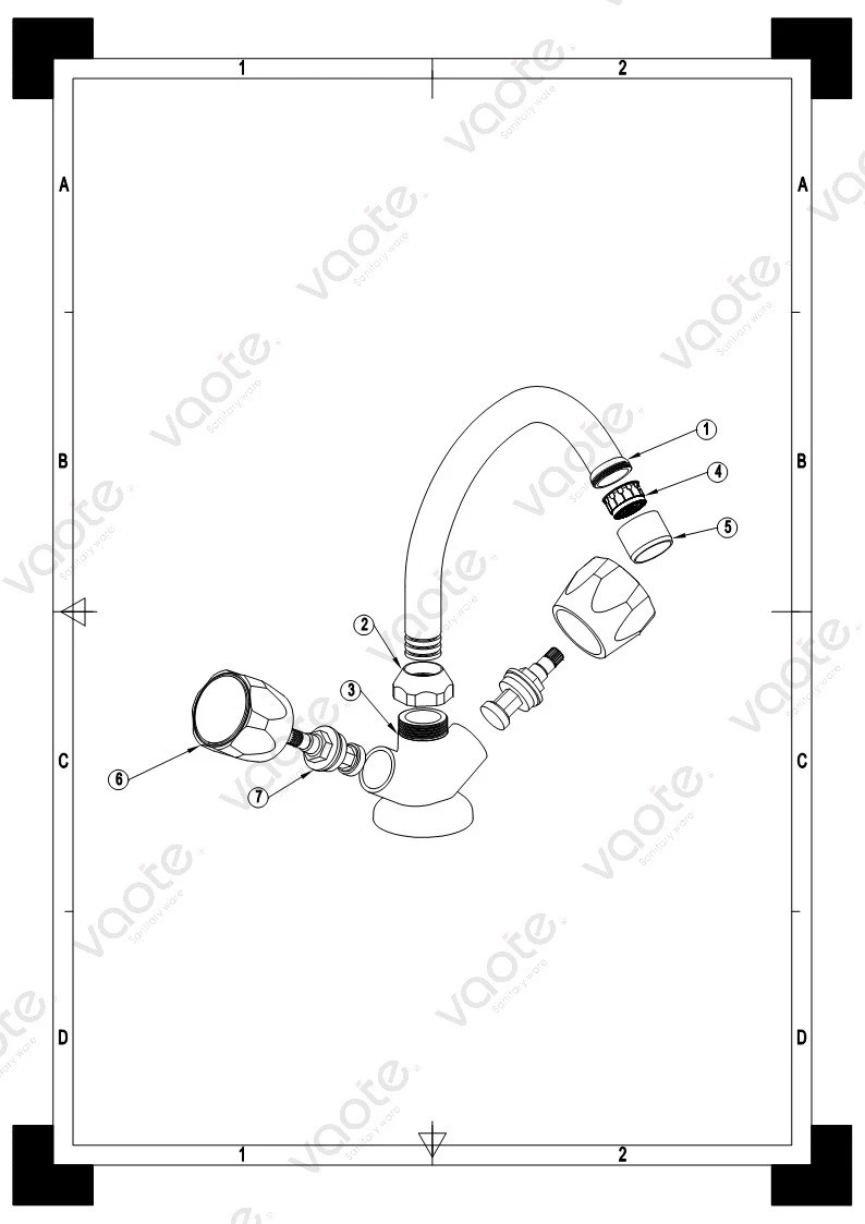 the structure of faucet