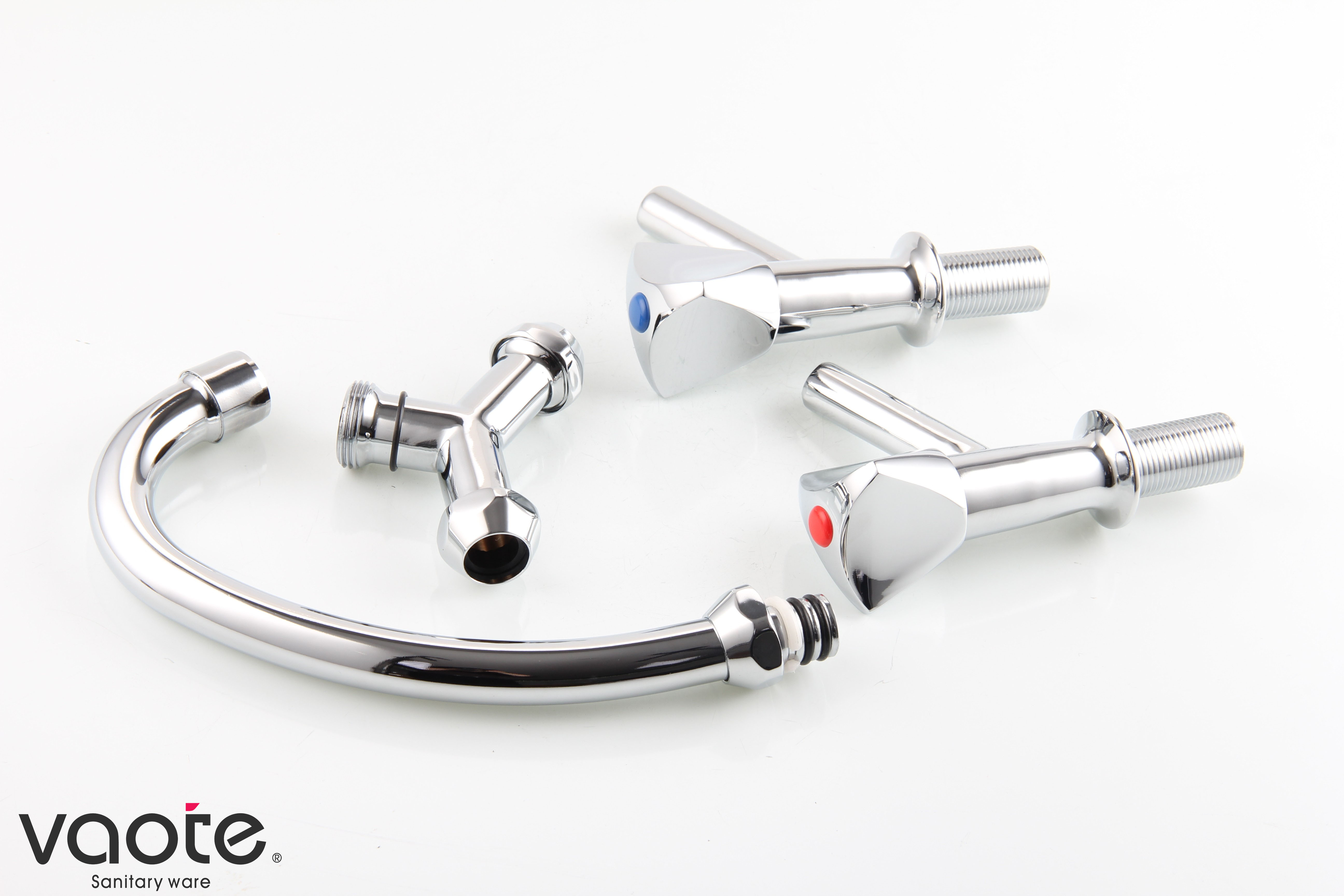 high quality double handle deck mounted faucet