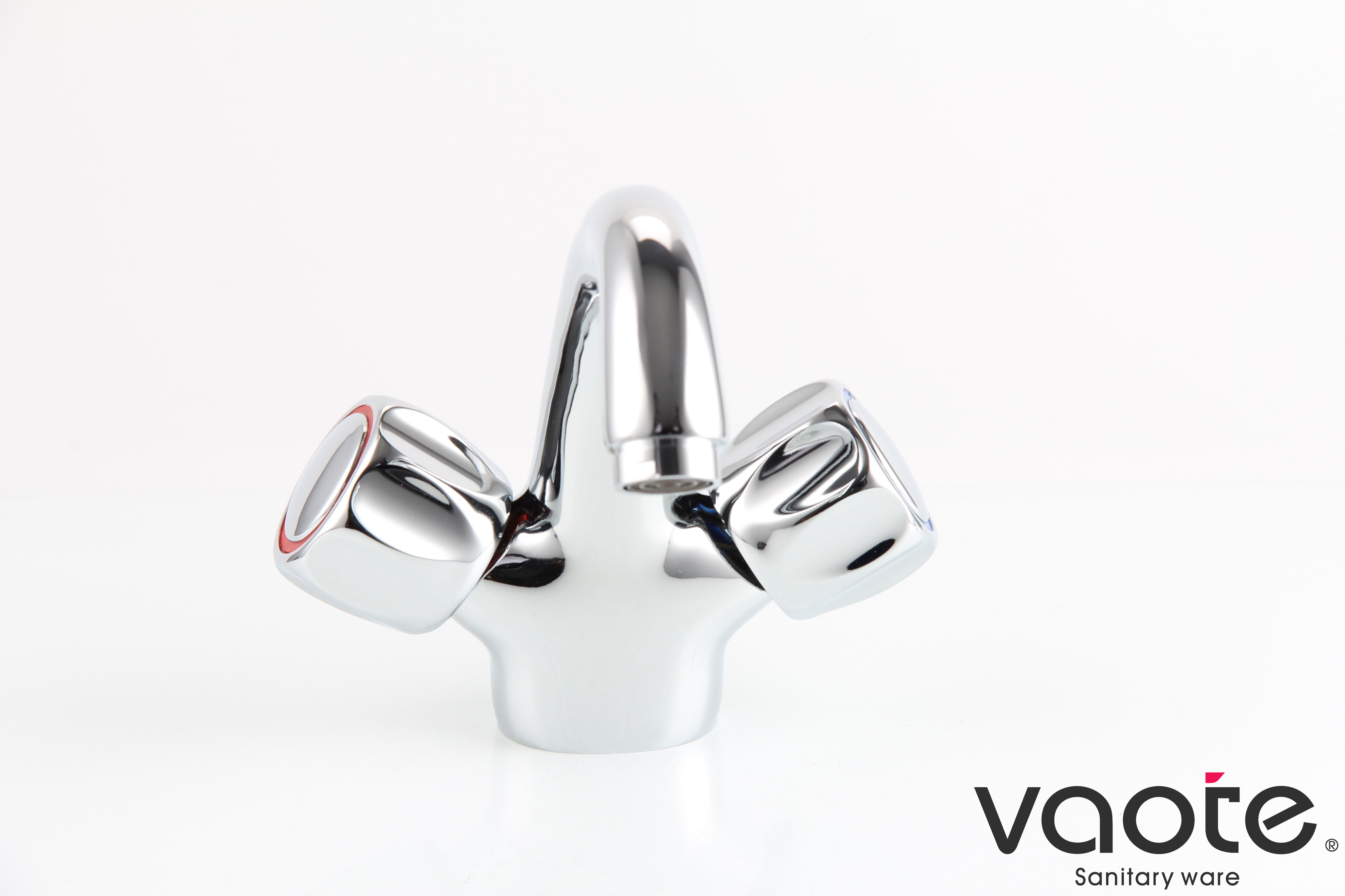 double handle basin mixer