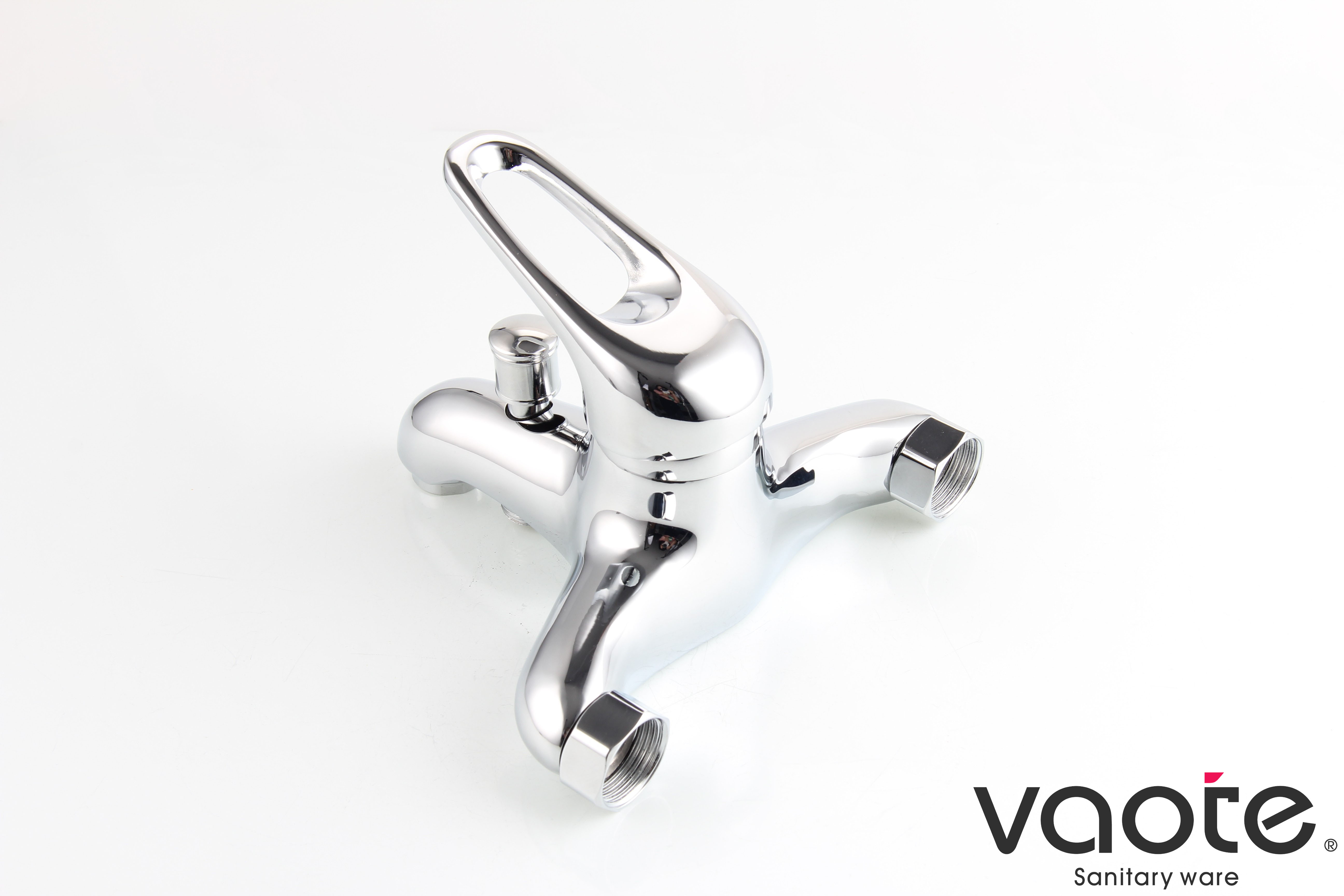 VT12201 single lever bathroom faucet brass body ceramic cartridge shower head mixer description
