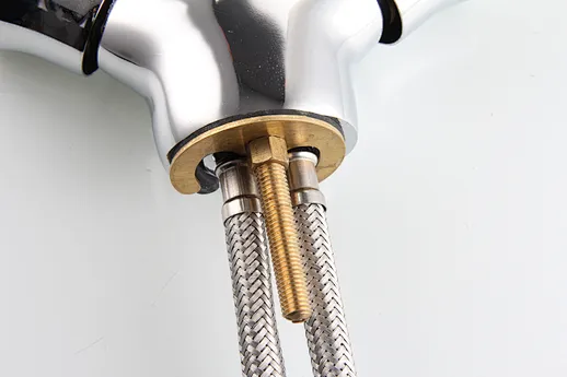 double handle basin mixer