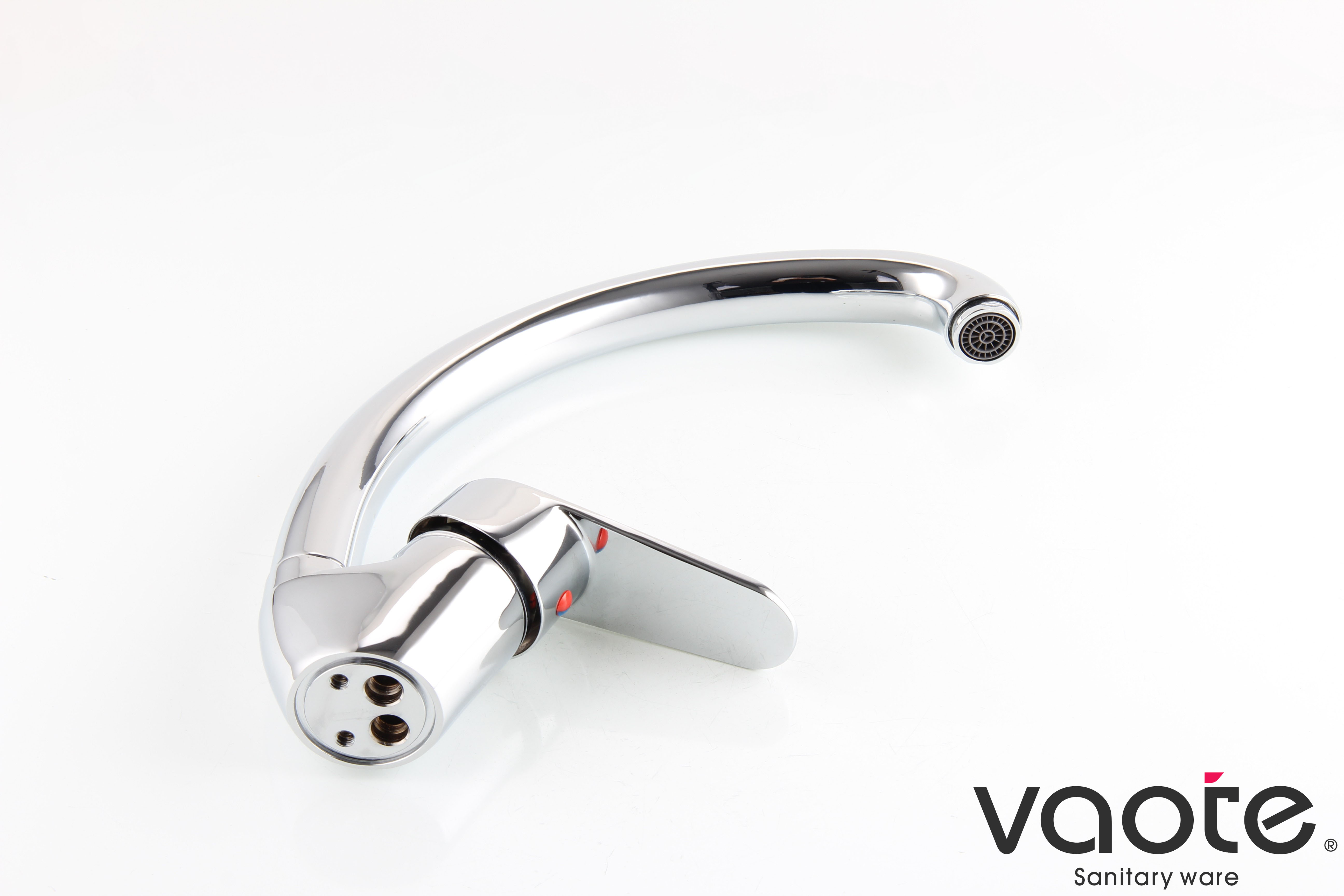 Vaote VT15306 sanitary ware single lever deck mounted brass material high quality sink mixer faucet description