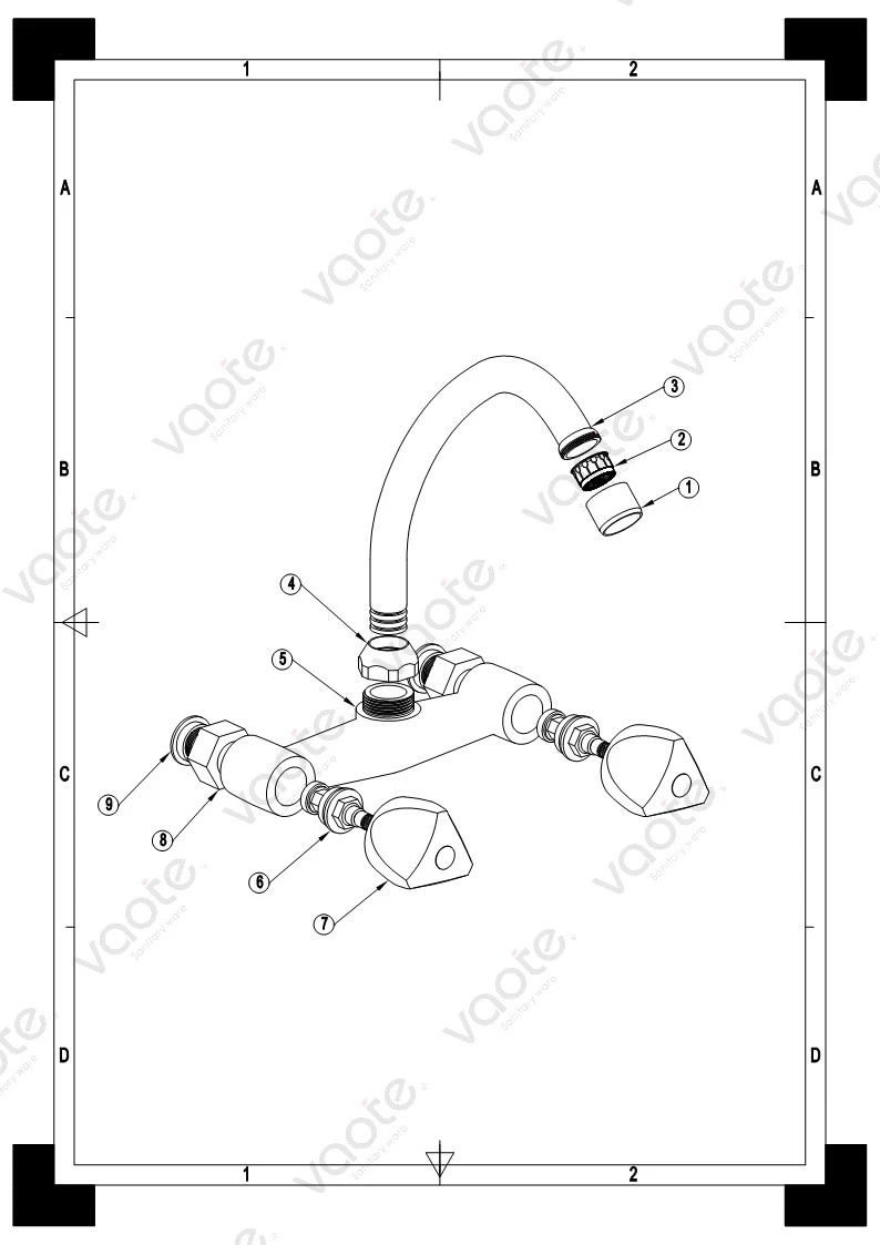 the structure of faucet