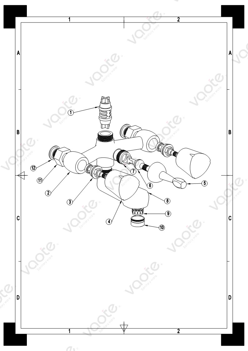 the structure of faucet
