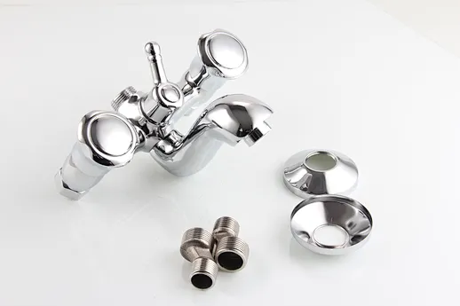 double handle bath mixer