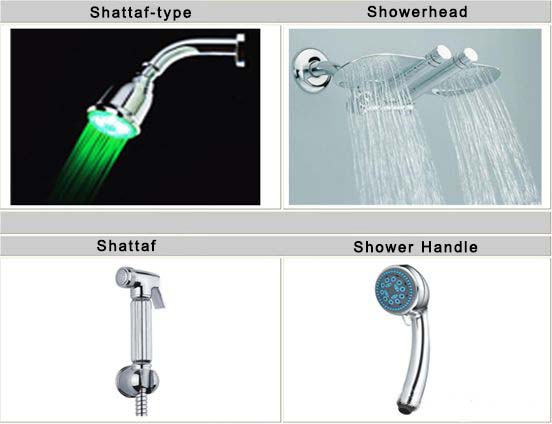 faucet product introduction structure showerhesd