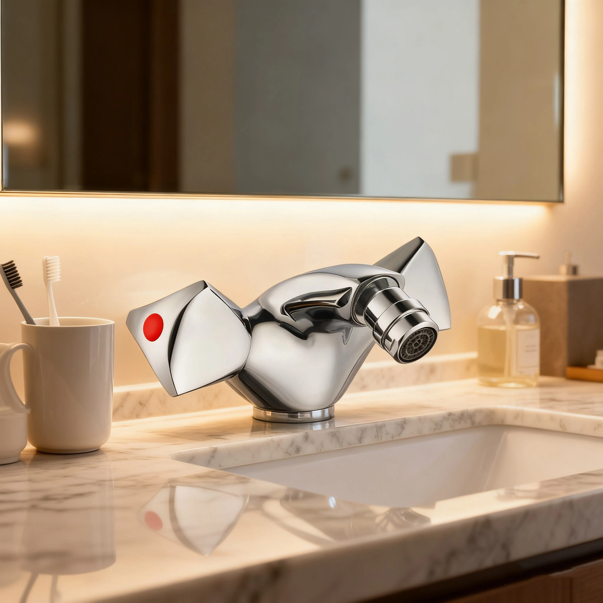 double handle brass cartridge bath faucet usage