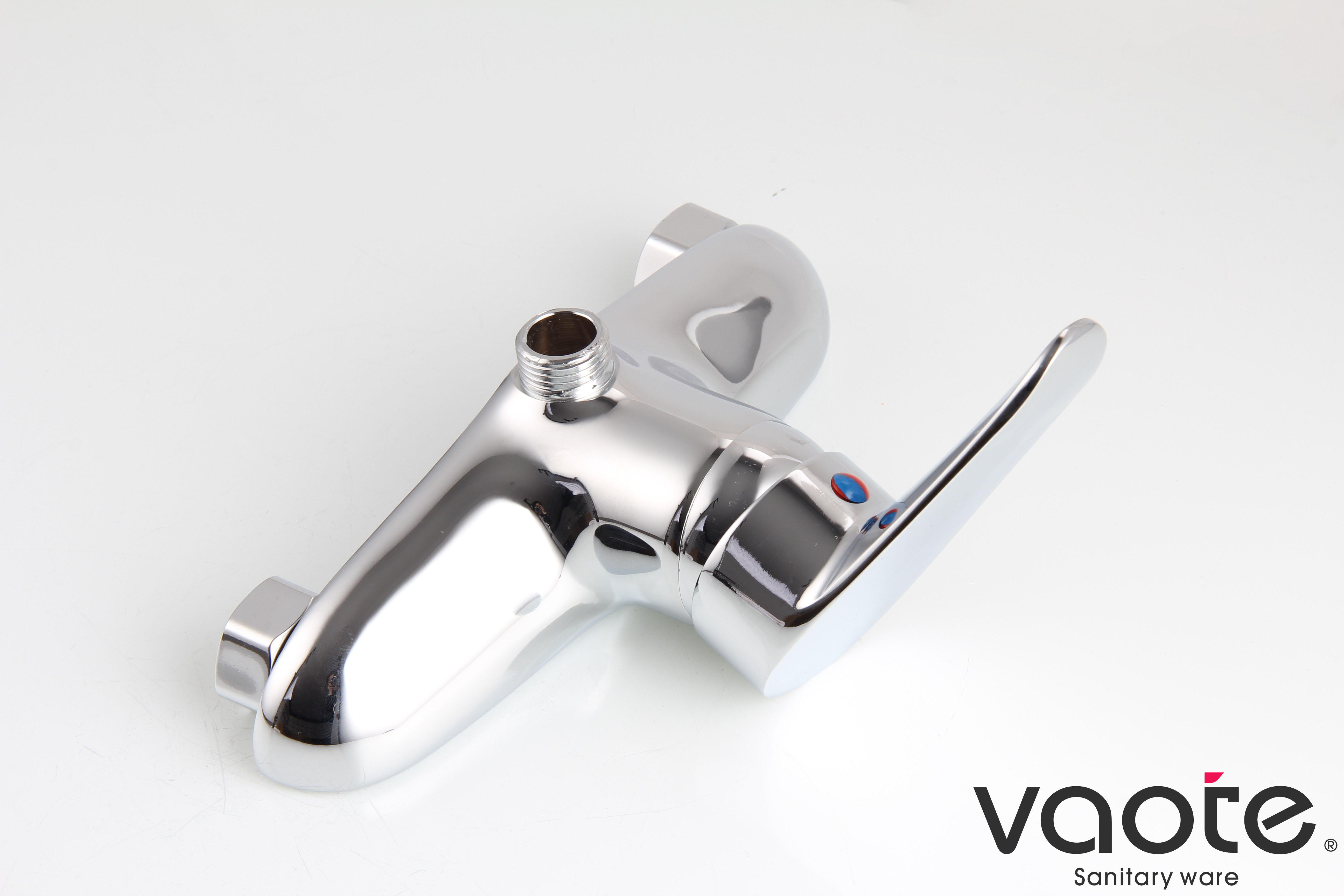 single lever bathroom brass body shower mixer faucet