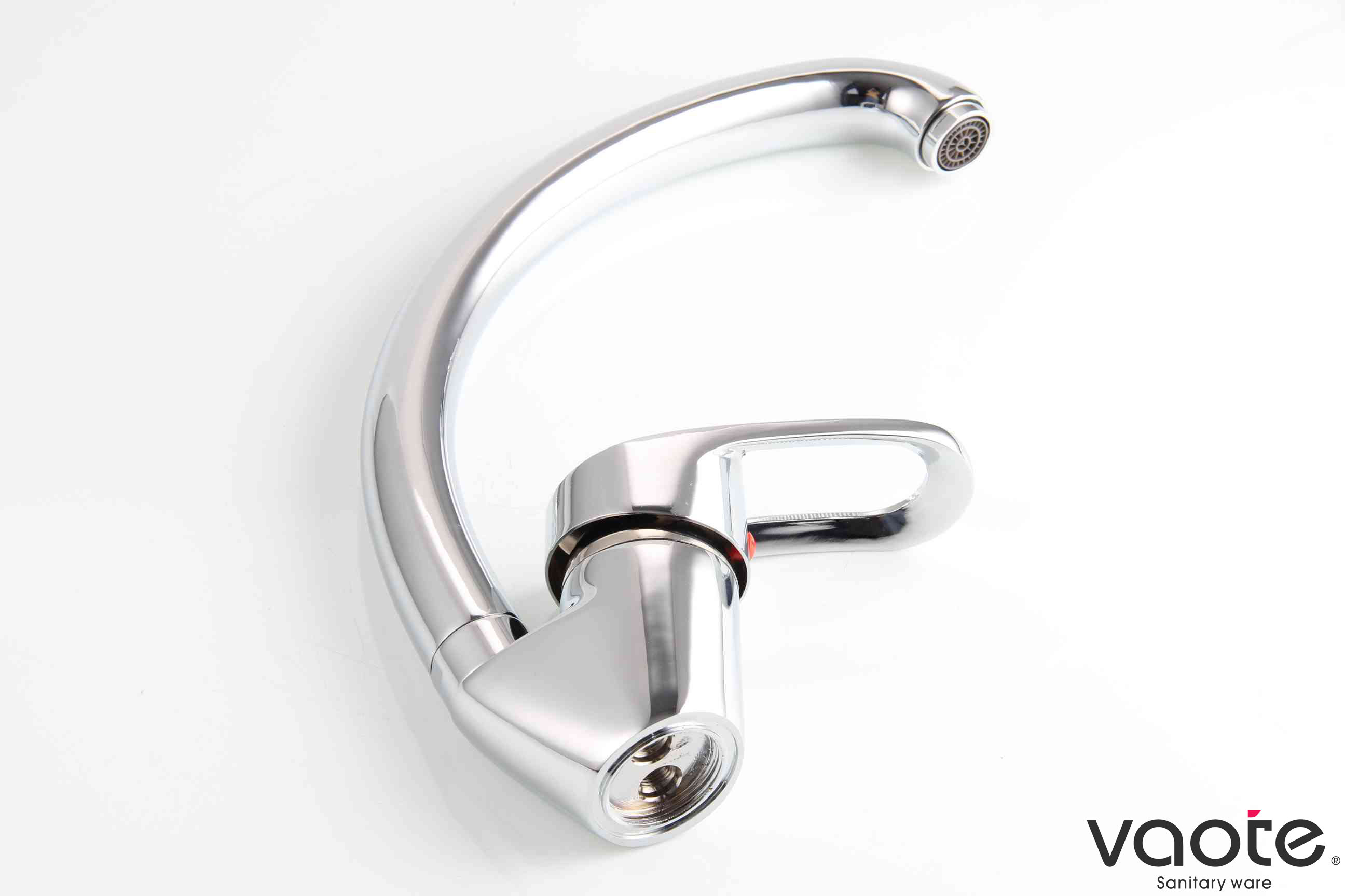 sanitary ware single lever deck mounted brass material high quality sink mixer faucet product picture