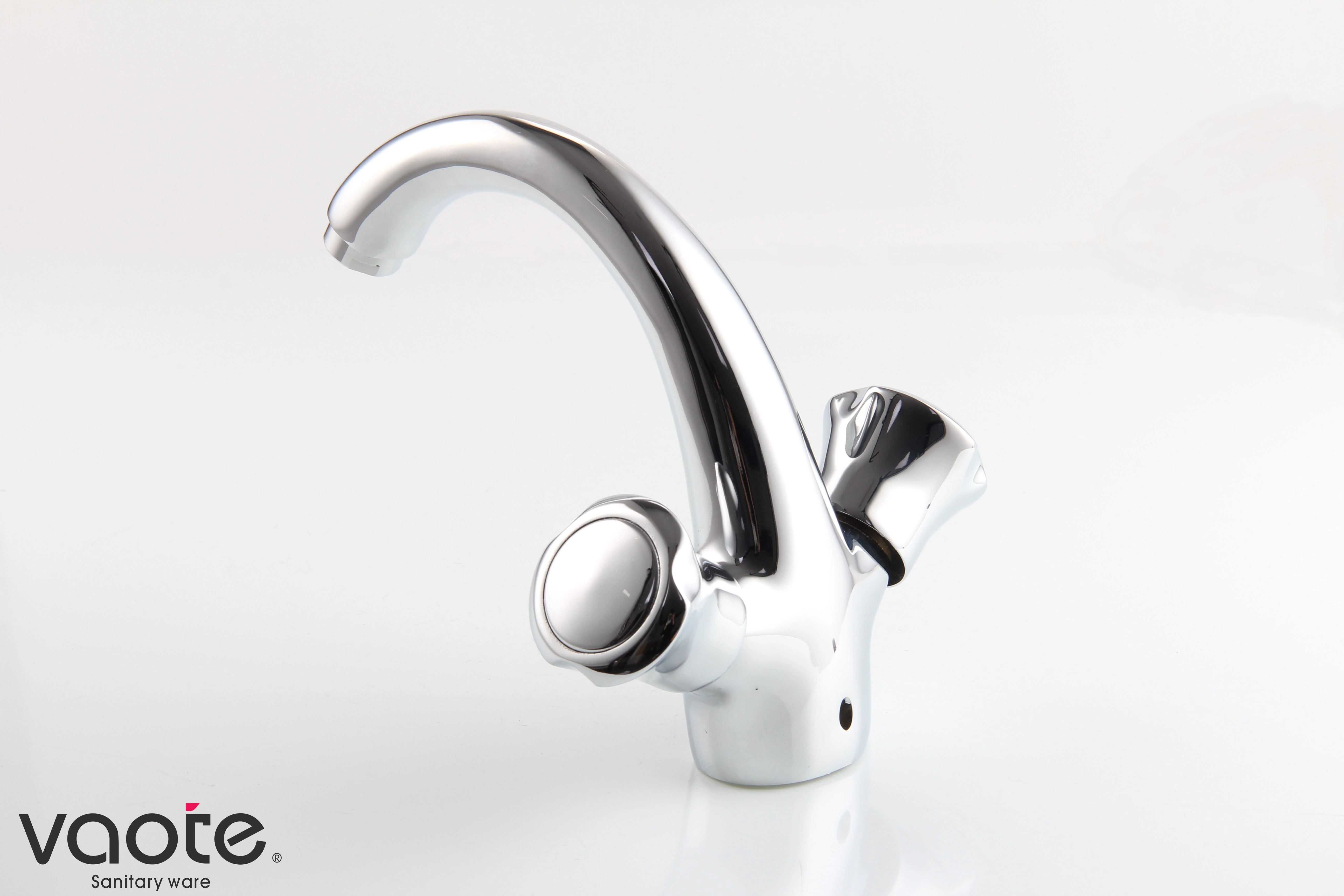 double handle basin mixer faucet