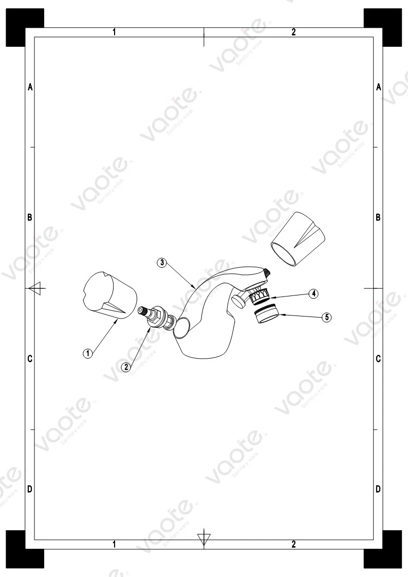 the structure of Vaote basin mixer