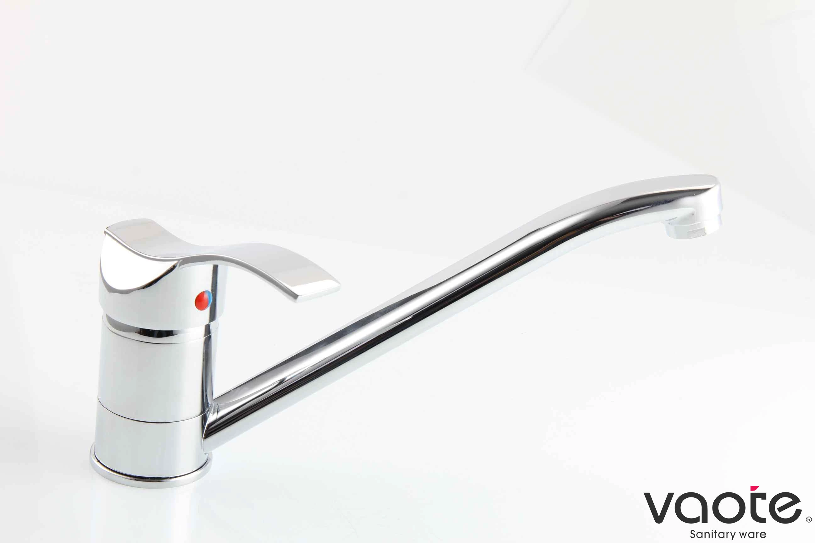 single lever brass material kitchen mixer