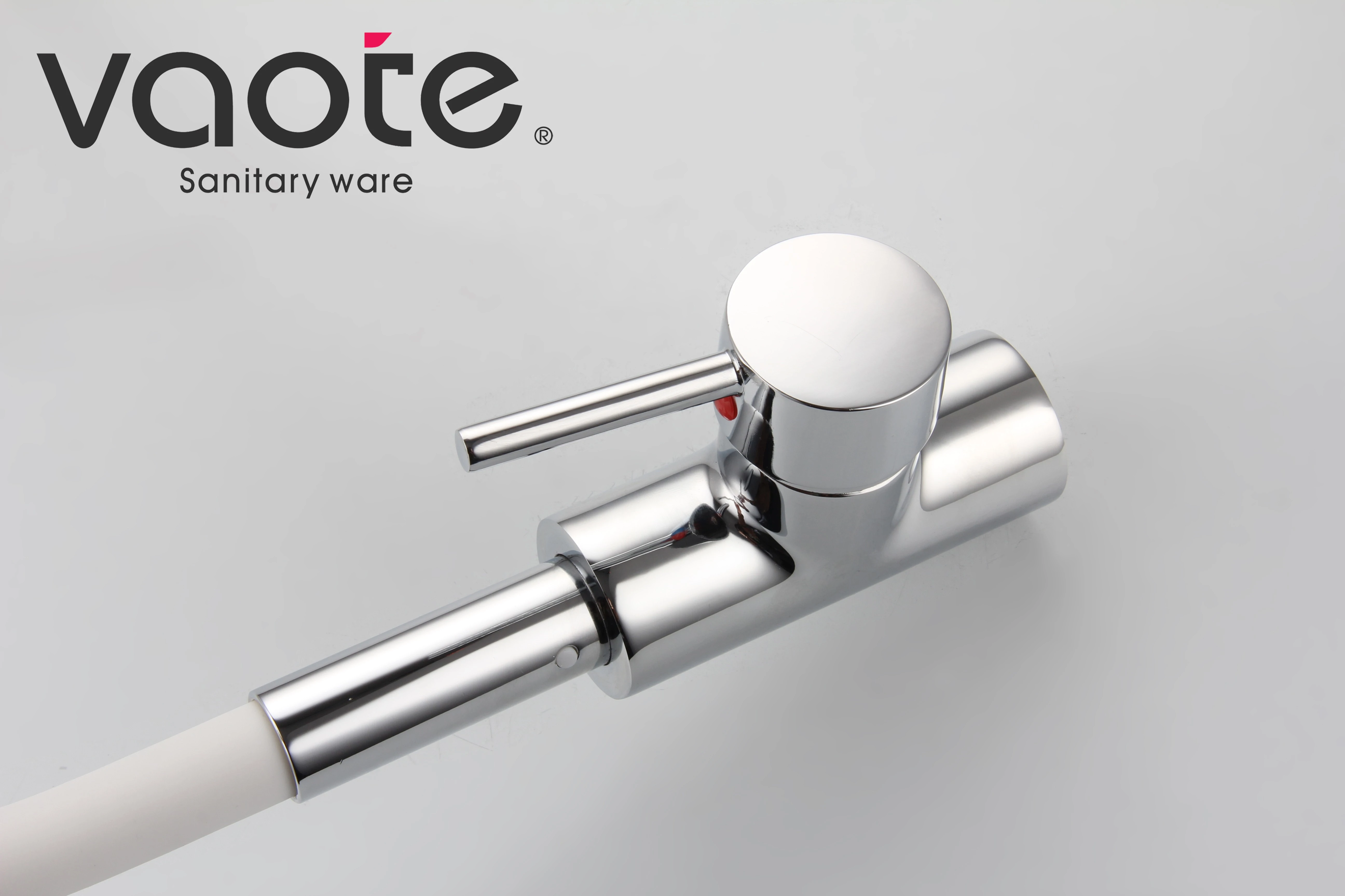 brass material deck mounted kitchen mixer