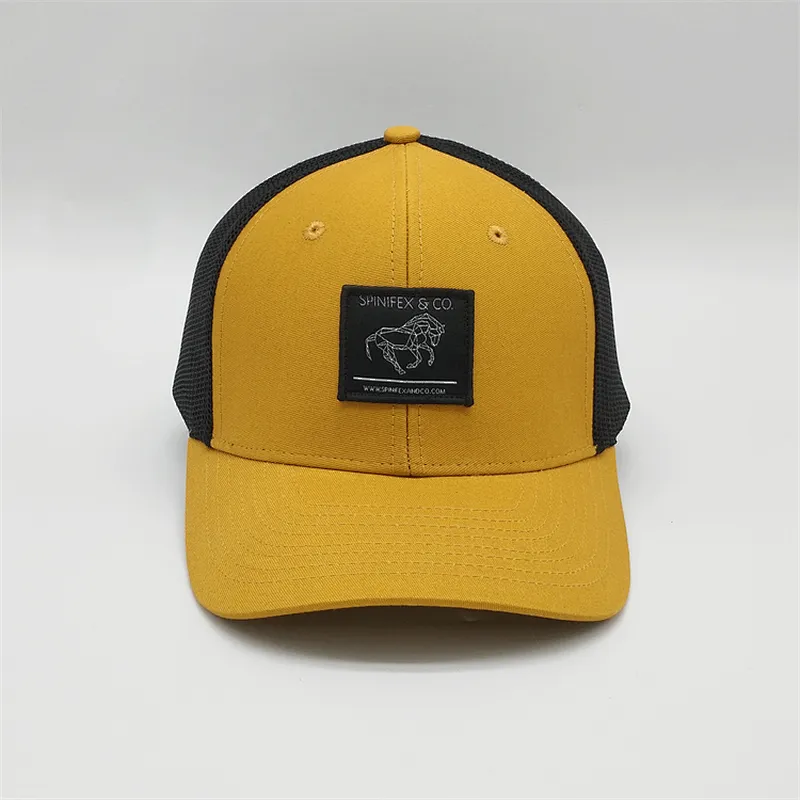2019 Customized Made 6 Panel Plain High Quality Adjustable Mesh Embroidered  Trucker Cap Hats