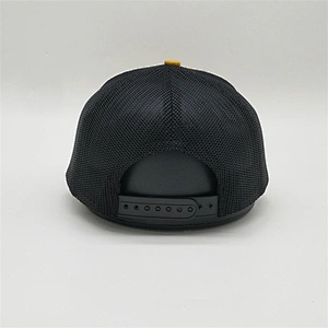 2019 Customized Made 6 Panel Plain High Quality Adjustable Mesh Embroidered  Trucker Cap Hats