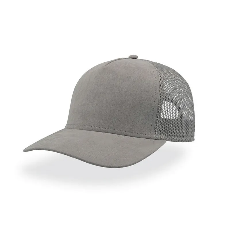 China Supplier Custom 6 Panel  Blank Suede Trucker Cap, Colorful Fashion Mesh Trucker Cap , Plain Adjustable Trucker Hat