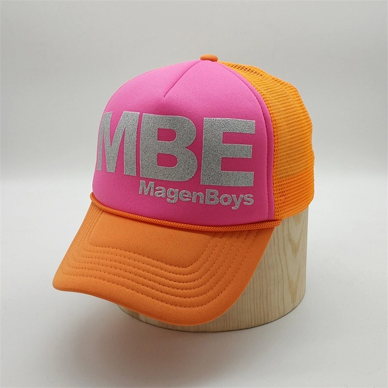 Wholesale Custom 5 Panel Foam Front Mesh Back Printed Trucker Caps Hat