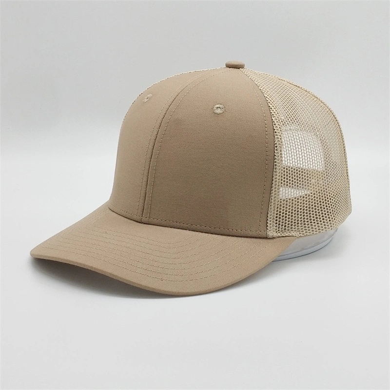 Customized Branded Trucker Caps,Plain Simple Truck Mesh Hats,Khaki Colour Trucker Hats