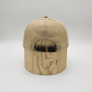 Custom Design Distressed Brim 6 Panel Cheap Mesh Blank Camo Trucker Baseball Cap Hats