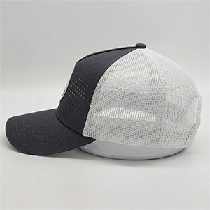 Oem Newest Model Mesh Truck Cap,Custom Your Brand Trucker Caps,Gray Woven Patch 5 Panel Trucker Hats