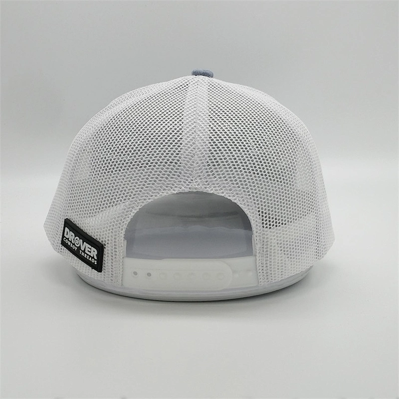 Fashional Design Rubber Patch Sun Hats,Hemp Light Bule Trucker Caps,Custom 3d Outline Embroidery Trucker Hats