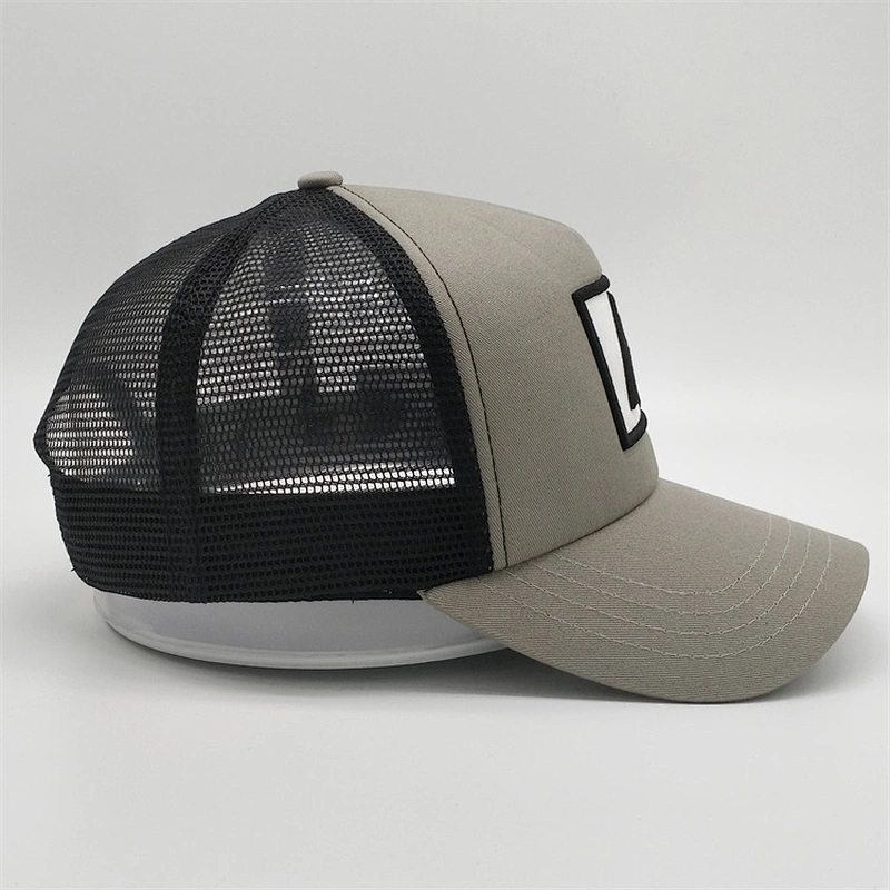 High Quality Custom High Crown 5 Panel Unstructured Snapback Cap Embroidery 3d Foam Front Trucker Hat With Patch