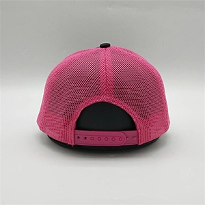 Customize Plain Embroidered Pink Trucker Hats,Wholesale One Size Fits All Cap,Personalized Promotion Hip Hop Mesh Trucker Caps