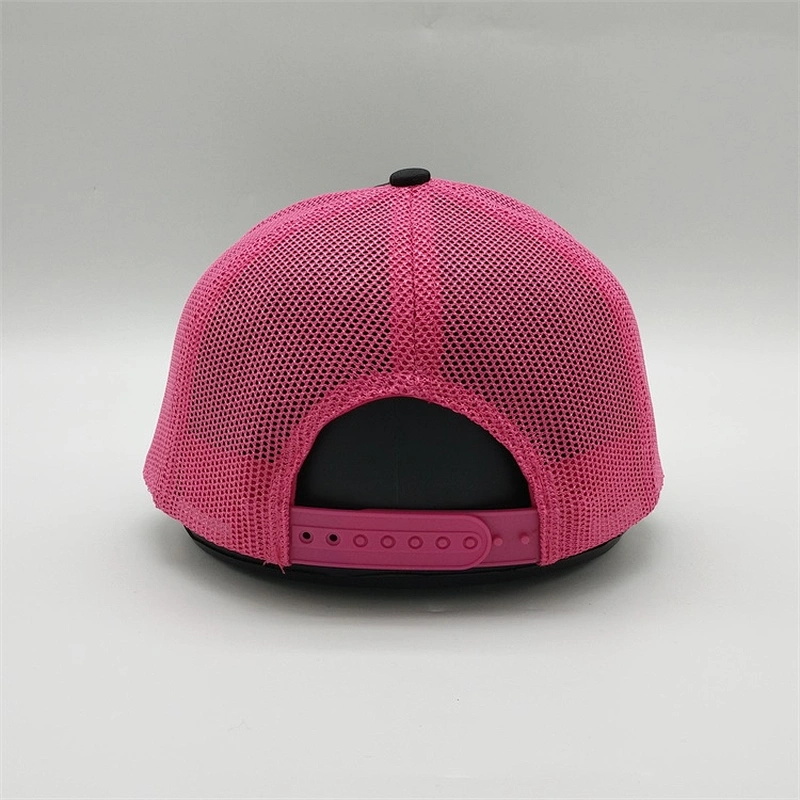 Customize Plain Embroidered Pink Trucker Hats,Wholesale One Size Fits All Cap,Personalized Promotion Hip Hop Mesh Trucker Caps