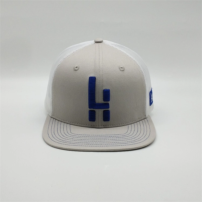 Wholesale Custom High Quality 3D Embroidery  Wear-out Mesh Trucker Hat For Unisex