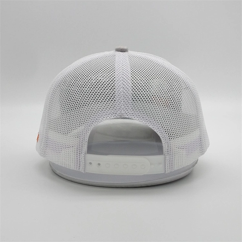 Personalized  Embroidery 6 Panel Two Tone Fitted Hat Custom Logo Baseball Mesh Trucker Sports Caps