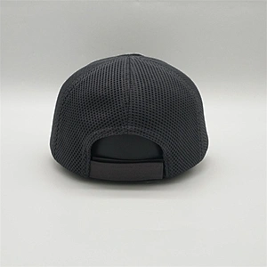 Custom Logo Mesh Trucker Hat,Adjustable Mesh Black Trucker Cap,Grey Embroidery Logo Tactical Cap