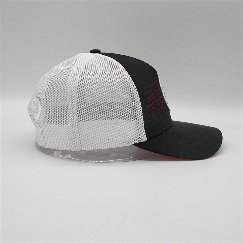 High Quality Laser Drilling Trucker Cap,Custom Patch Logo Trucker Hat,Oem 5 Panel Trucker Caps