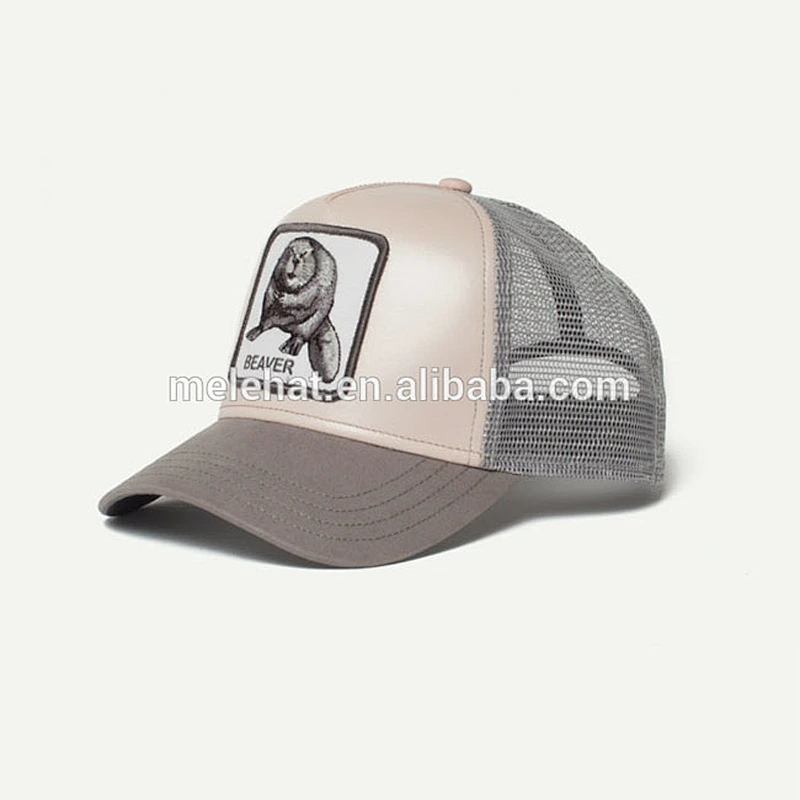 Custom Meidiney Variety Style Embroidery Animal Patch Mesh Back Trucker Hats